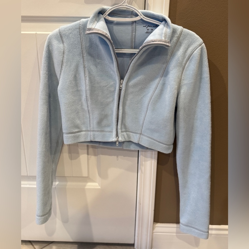 Urban Outfitters Sky Blue Zip-Up Jacket